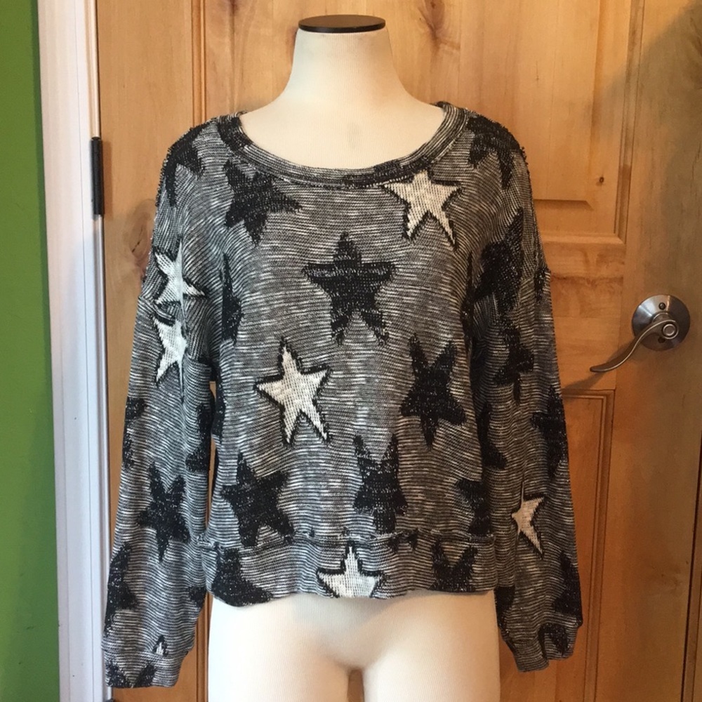 SPLENDID Stargazer Pullover Sweater Top EUC M - Picture 3 of 12